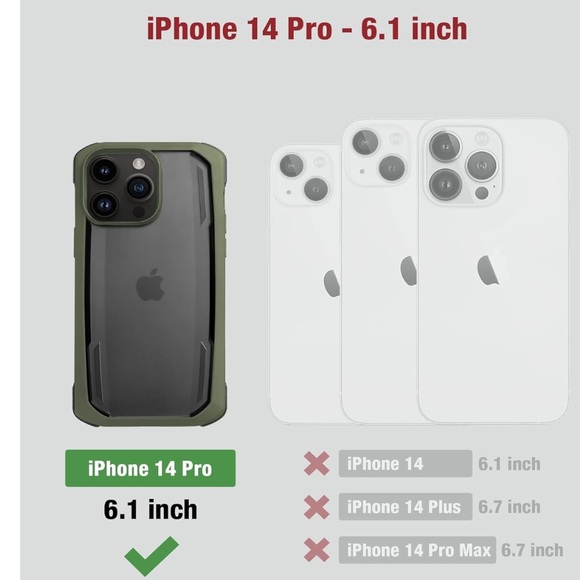 NIB Raptic Shield iPhone 14 Pro Case 10ft Drop Tested - Picture 2 of 8